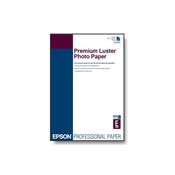 Epson Premium Luster Photo Paper, foto papír, lesklý, bílý, A2, 250 g/m2, 25 ks, C13S042123, inkoustový