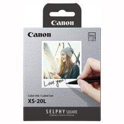 Canon XS-20L papír + ink, papír a folie, smolepící, bílý, 20 ks, 4119C002, termosublimační,Canon SELPHY Square QX10