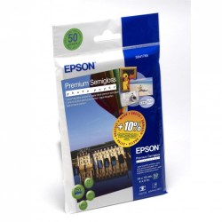 Epson Premium Semigloss Photo Paper, foto papír, lesklý, bílý, 10x15cm, 4x6