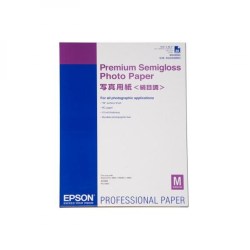 Epson Premium Semigloss Photo Paper, foto papír, pololesklý, bílý, Stylus Photo 1270, 2000P, A2, 251 g/m2, 25 ks, C13S042093, inko