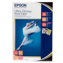 Epson Ultra Glossy Photo Paper, foto papír, lesklý, bílý, R200, R300, R800, RX425, RX500, 10x15cm, 4x6