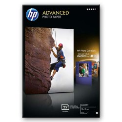 HP Advanced Glossy Photo Paper, foto papír, bez okrajů typ lesklý, zdokonalený typ bílý, 10x15cm, 4x6