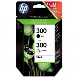HP originální ink CN637EE, HP 300, black/color, 2 x 200str., 2x4ml, HP 2-pack + paper HP Deskjet F4500