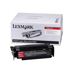 Lexmark originální toner 12A3715, black, 12000str., Lexmark X422, O
