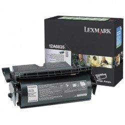 Lexmark originální toner 12A6835, black, 20000str., return, Lexmark T520, N, D, DN, T522, X520 MFP, O