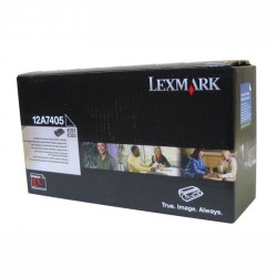 Lexmark originální toner 12A7405, black, 6000str., return, Lexmark E321, E323, O