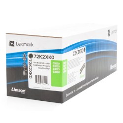 Lexmark originální toner 72K2XK0, black, 33000str., extra high capacity, return, Lexmark CS820de, CS820DTE, CS820dtfe, O