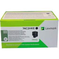 Lexmark originální toner 74C2HKE, black, 20000str., high capacity, return, Lexmark CS720de,CS720dte,CS725de,CS725dte, O
