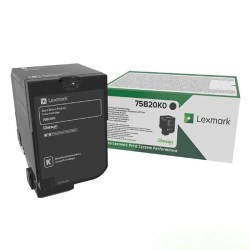 Lexmark originální toner 75B20K0, black, 13000str., return, Lexmark CS727de, CS728de, CX727de, O