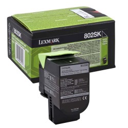 Lexmark originální toner 80C2SK0, black, 2500str., return, Lexmark CX310dn, CX310n, CX410de, CX410, O