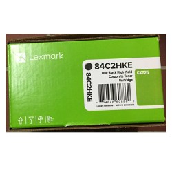 Lexmark originální toner 84C2HKE, black, 25000str., high capacity, return, Lexmark CX725de,CX725dhe,CX725dthe, O
