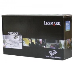 Lexmark originální toner C5220KS, black, 4000str., return, Lexmark C522n, C524, O