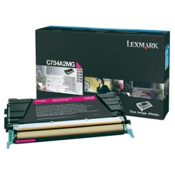 Lexmark originální toner C734A2MG, magenta, 6000str., Lexmark C734, C736, X734, X736, X738, O
