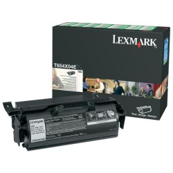 Lexmark originální toner T654X04E, black, 36000str., extra high capacity, return, Lexmark T654, O