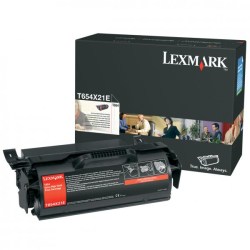 Lexmark originální toner T654X21E, black, 36000str., extra high capacity, Lexmark T654, O