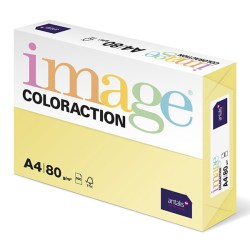 Xerografický papír Coloraction, Desert, A4, 80 g/m2, světle žlutý, 500 listů, vhodný pro inkoustový tisk