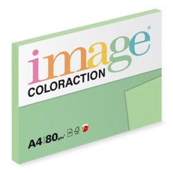 Xerografický papír Coloraction, Forest, A4, 80 g/m2, pastelově zelený, 100 listů, vhodný pro inkoustový tisk