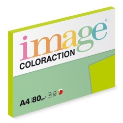 Xerografický papír Coloraction, Java, A4, 80 g/m2, středně zelený, 100 listů, vhodný pro inkoustový tisk
