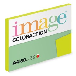 Xerografický papír Coloraction, Rio, A4, 80 g/m2, reflexní zelený, 100 listů, vhodný pro inkoustový tisk