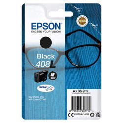 Epson originální ink C13T09K14010, T09K140, 408L, black, 36.9ml, Epson WF-C4810DTWF